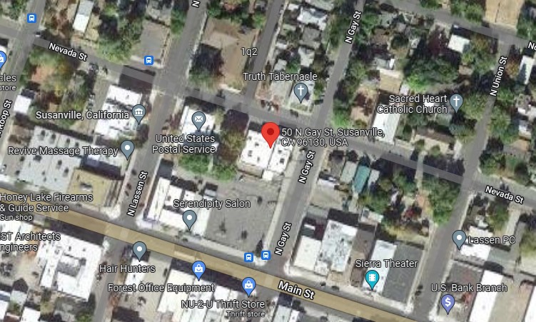 50 N Gay St,Susanville,CA,96130,US Addison,CA